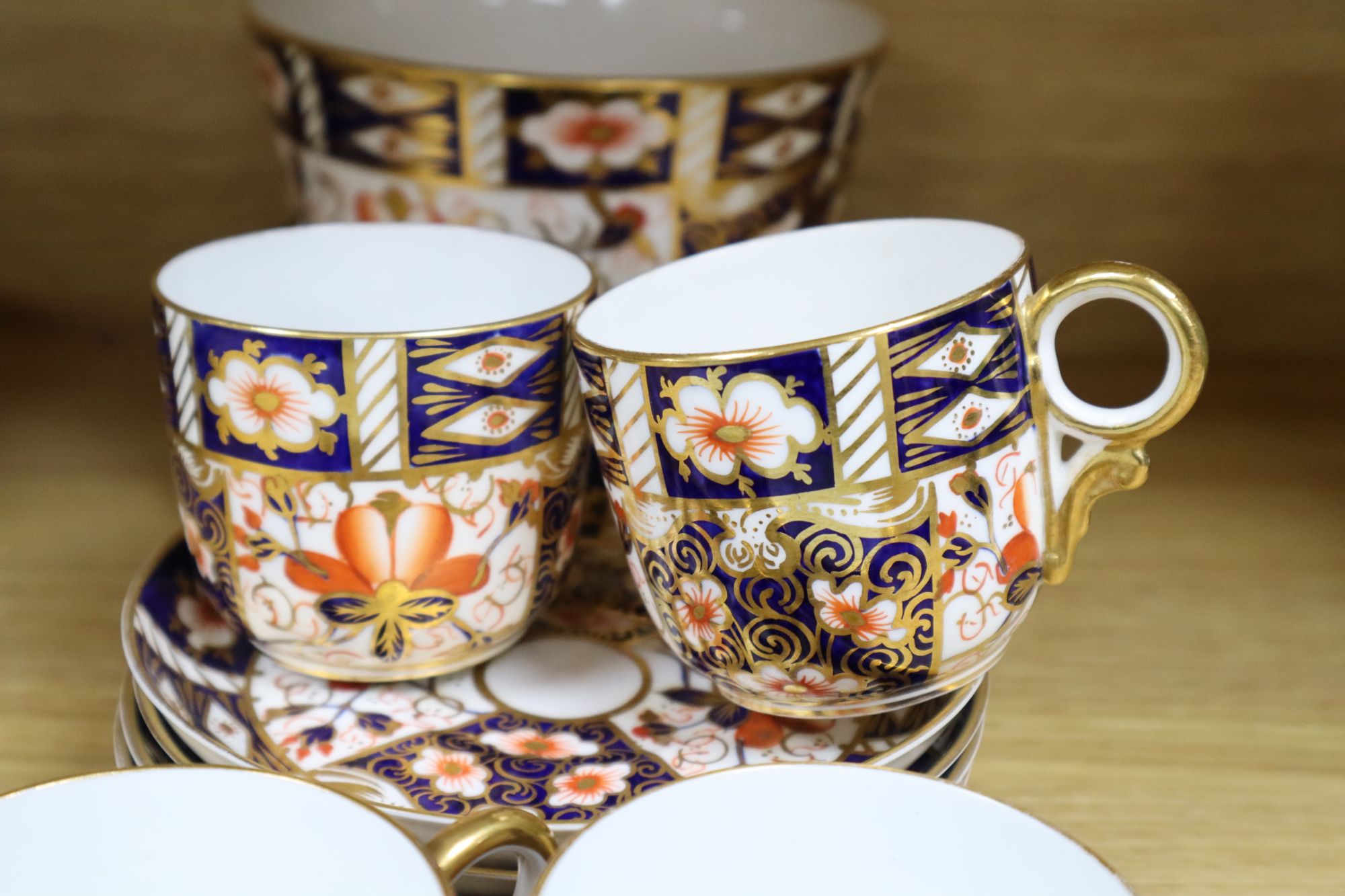 A Royal Crown Derby part tea service